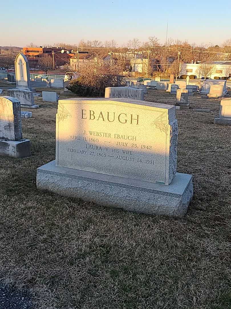 Laura V. Ebaugh's grave. Photo 2