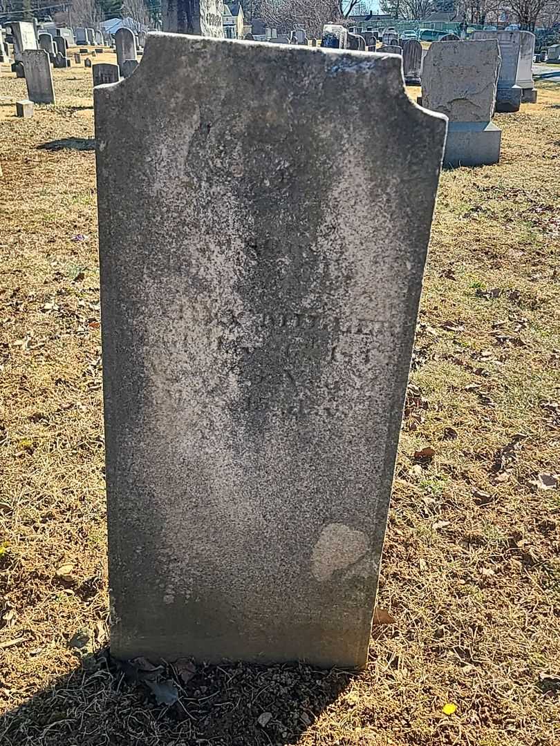 Maria Miller's grave. Photo 3