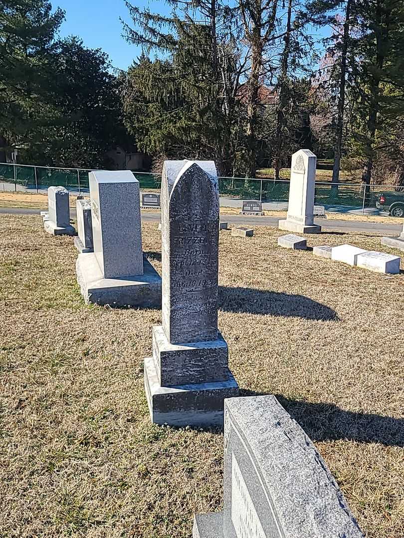 Levi T. Frizzell's grave. Photo 2