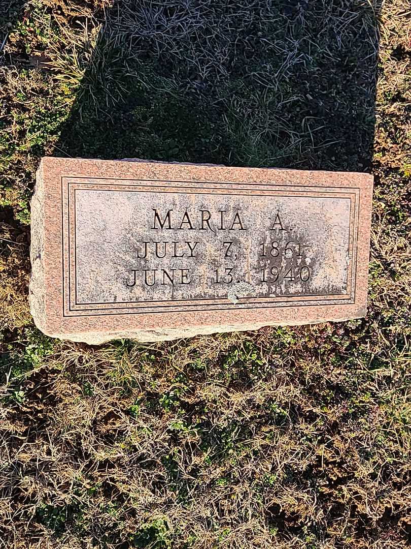 Maria A. Brooks's grave. Photo 3
