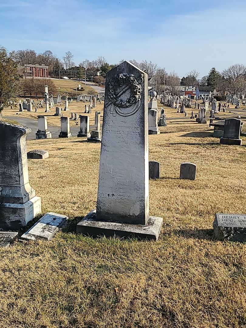Samuel D. Huber's grave. Photo 2