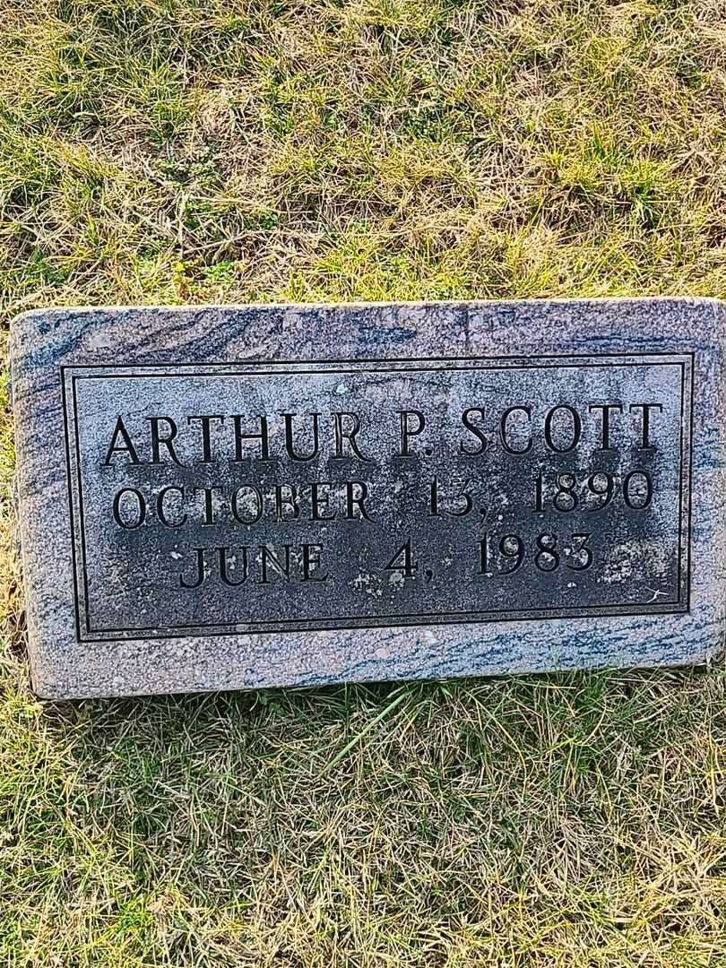 Arthur P. Scott's grave. Photo 3