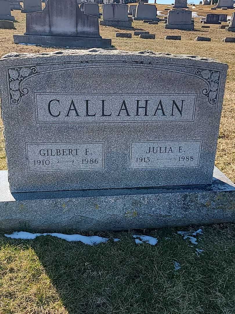 Gilbert F. Callahan's grave. Photo 3