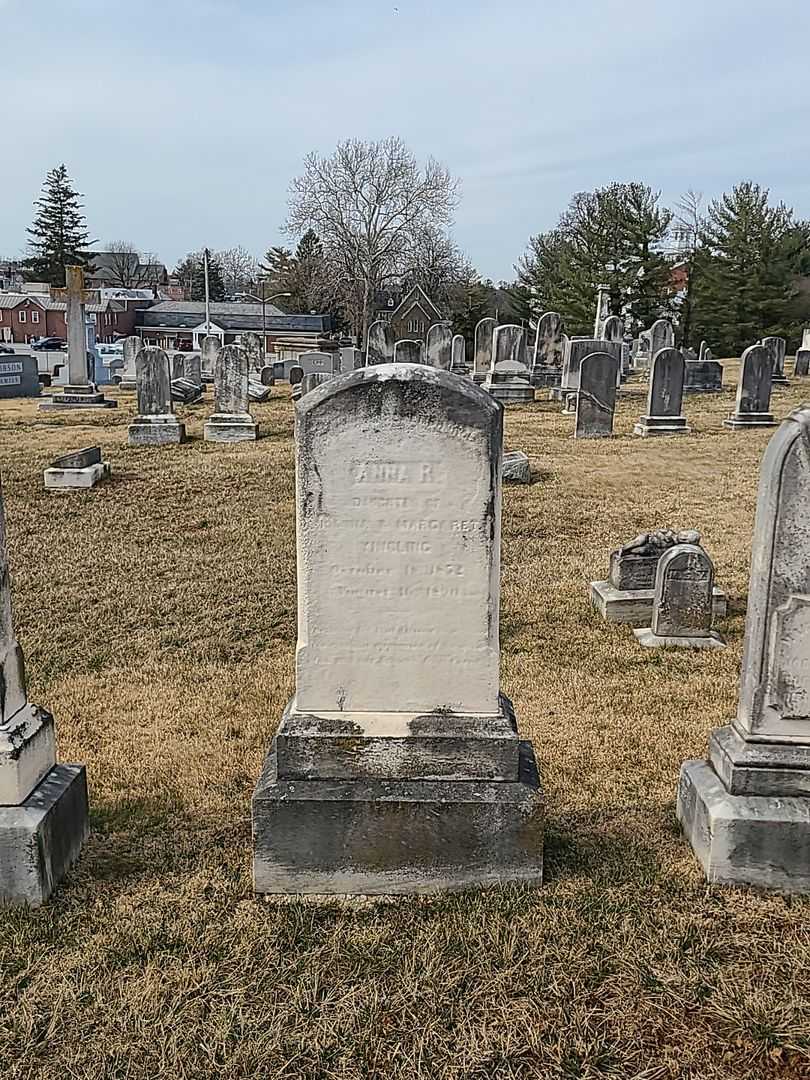 Anna R. Yingling's grave. Photo 2