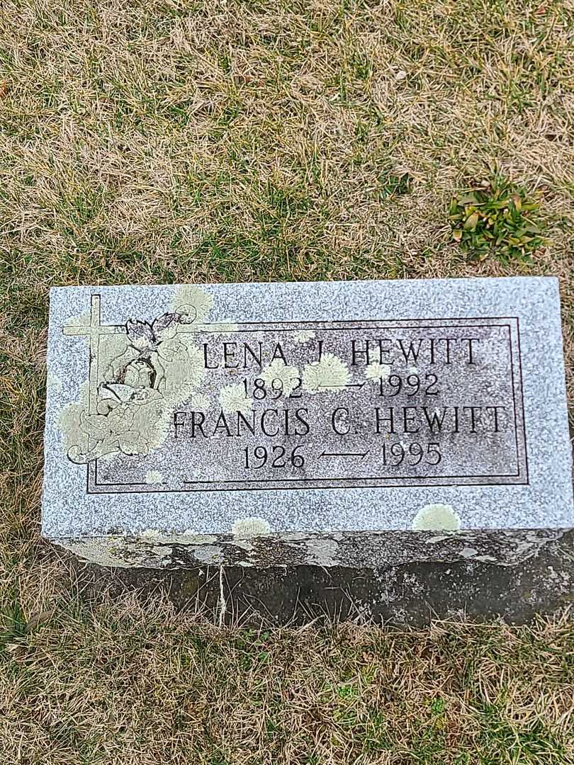 Francis C. Hewitt's grave. Photo 1