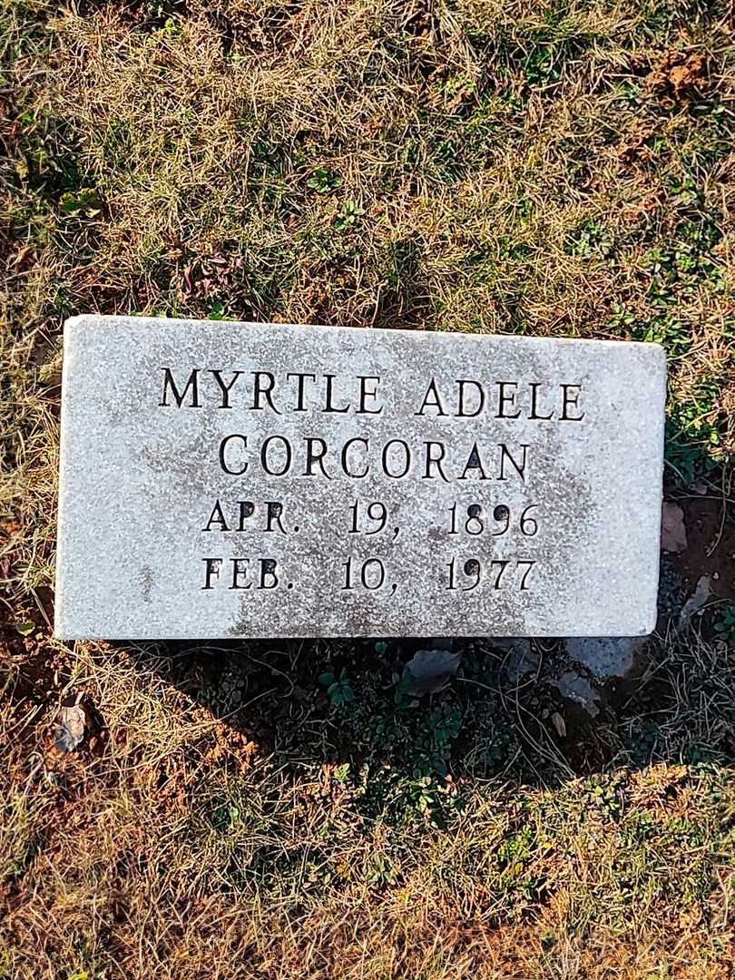 Myrtle Adele Corcoran's grave. Photo 3