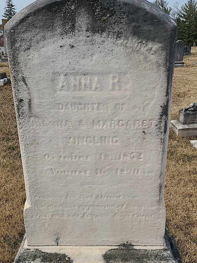 Anna R. Yingling's grave. Photo 3