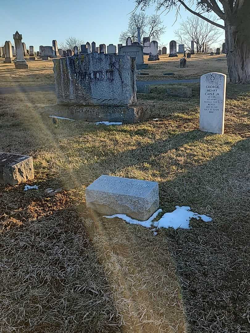 George H. Caple's grave. Photo 2