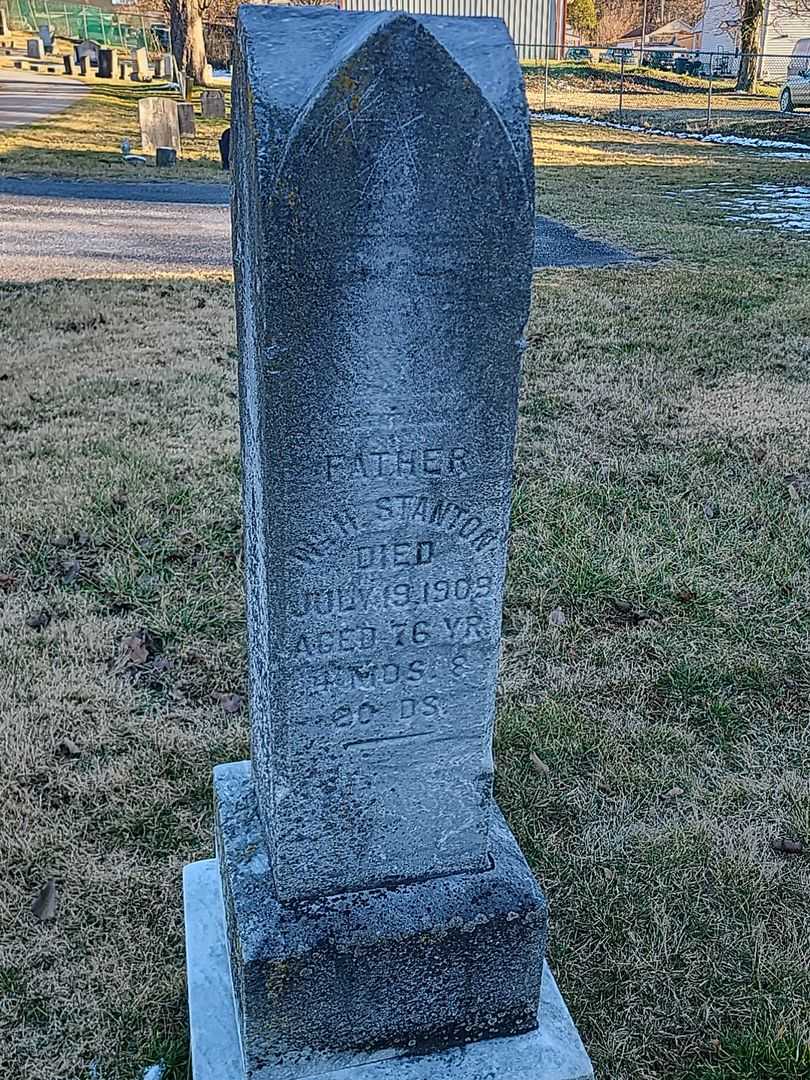 Wm. H. Stanton's grave. Photo 3