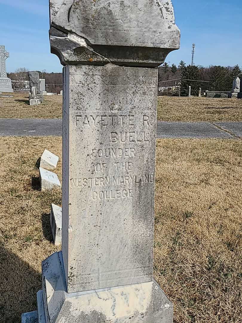 Fayette R. Buell's grave. Photo 3