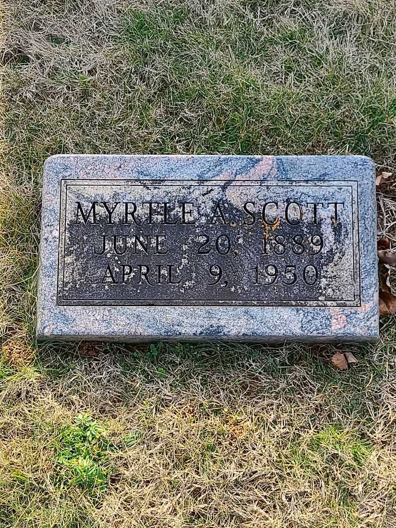 Arthur P. Scott's grave. Photo 1