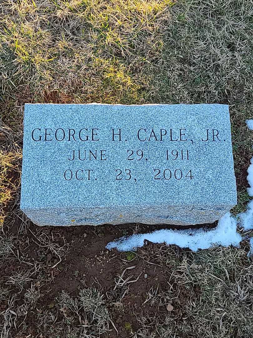 George H. Caple's grave. Photo 3