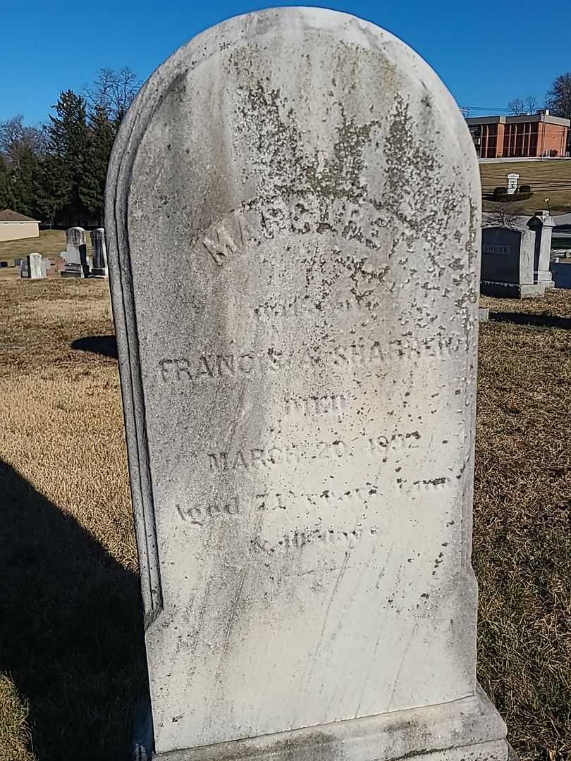Margaret Sharrer's grave. Photo 3