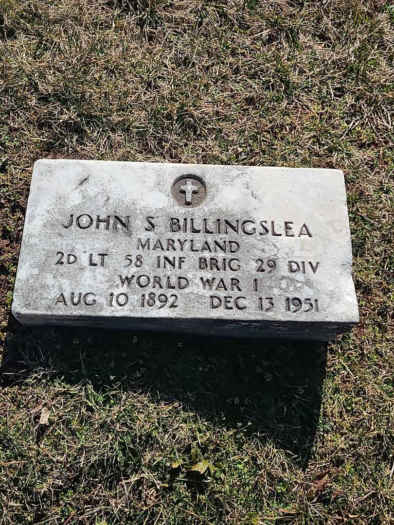John S. Billingslea's grave. Photo 3