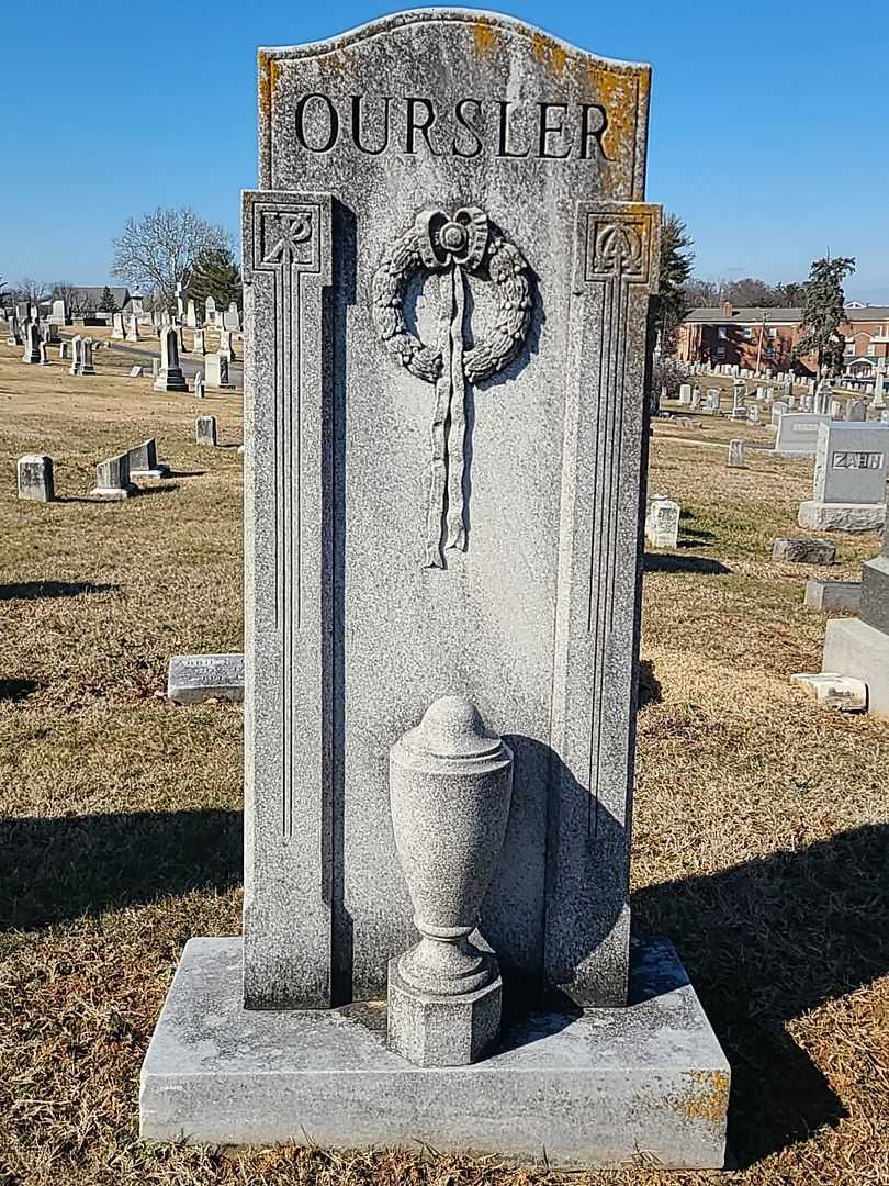 Harry K. Oursler's grave. Photo 1