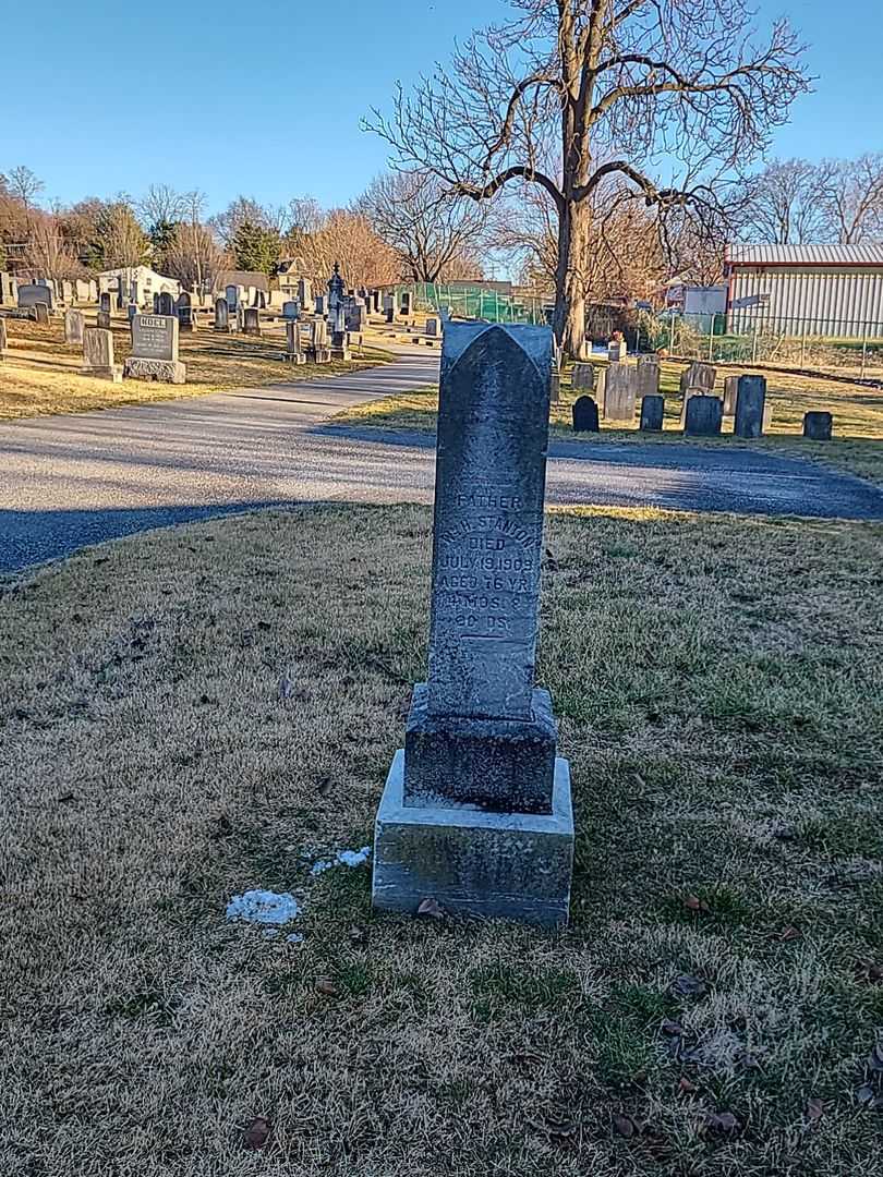 Wm. H. Stanton's grave. Photo 2