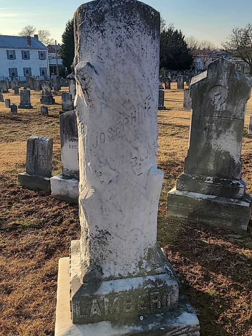 Josephine B. Lambert's grave. Photo 3