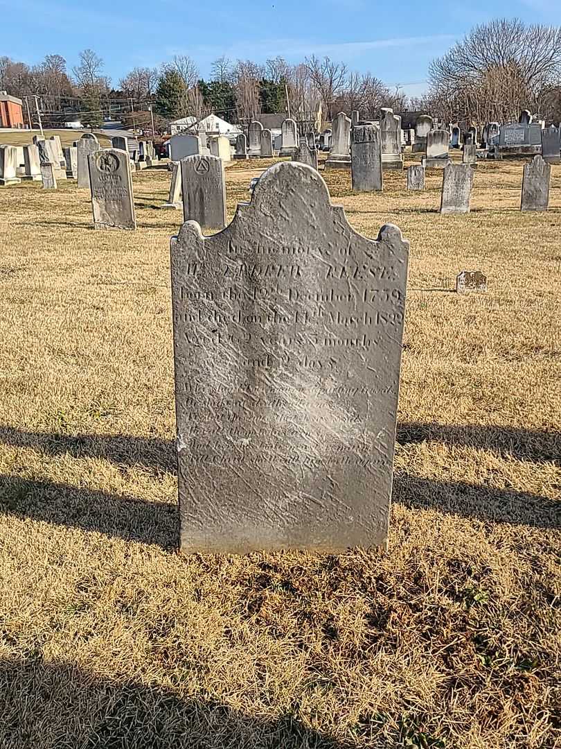 Andrew Reese's grave. Photo 2