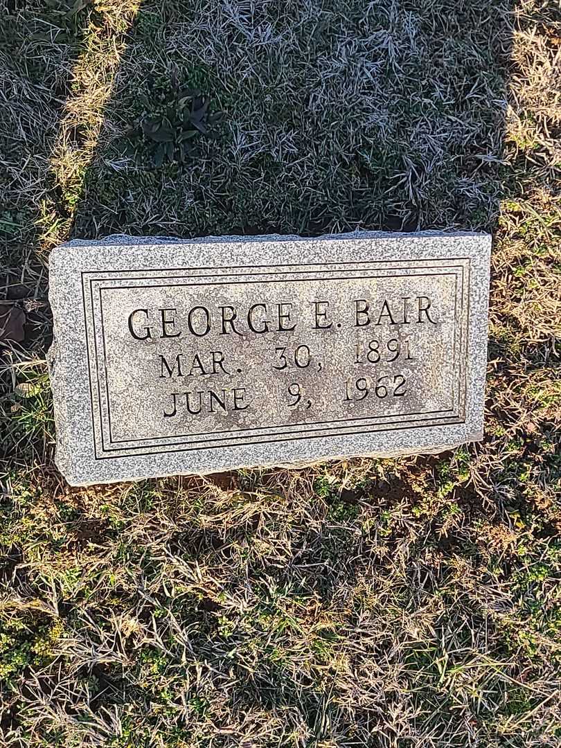 George E. Bair's grave. Photo 3