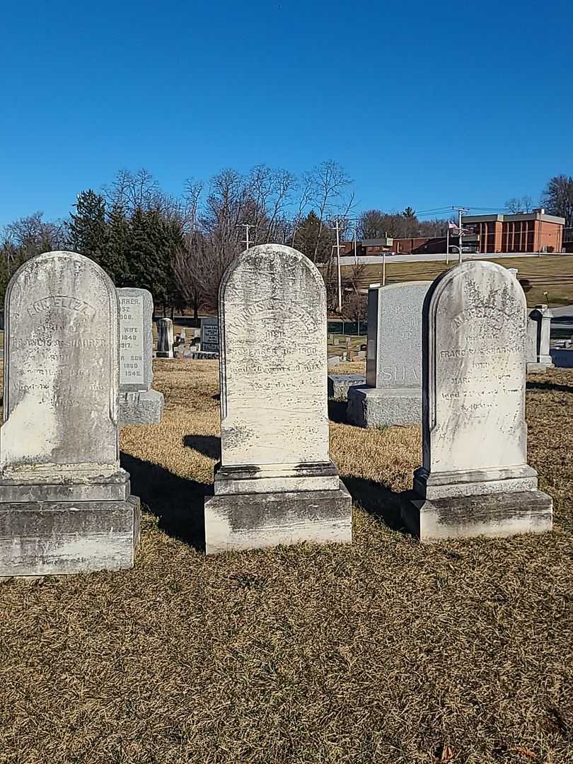 Francis A. Sharrer's grave. Photo 2