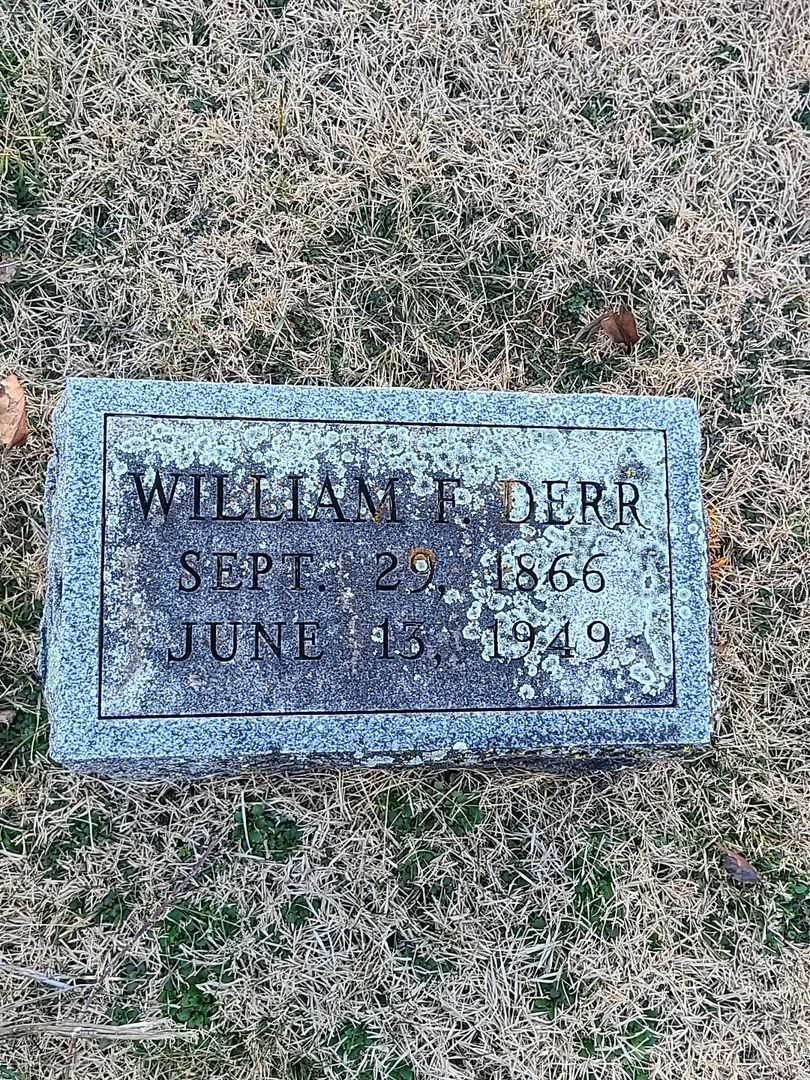 William F. Derr's grave. Photo 2