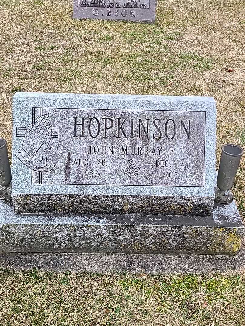 John Murray F. Hopkinson Junior's grave. Photo 1