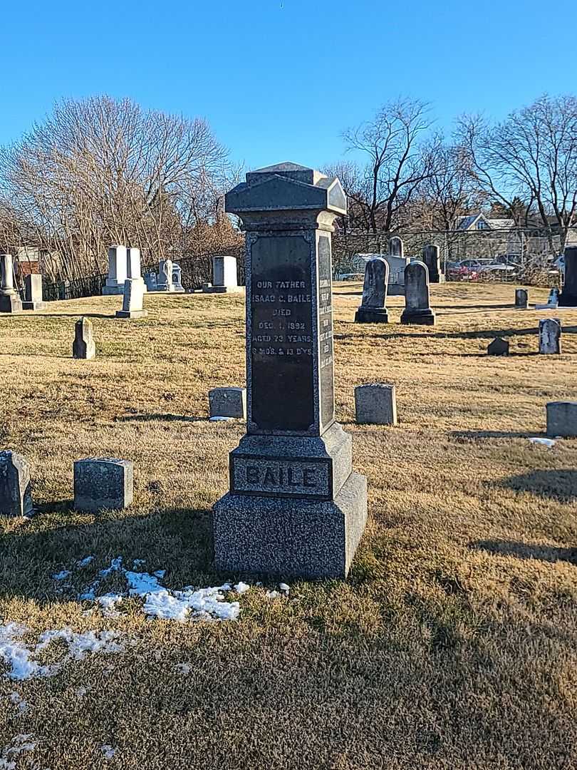 Isaac C. Baile's grave. Photo 2