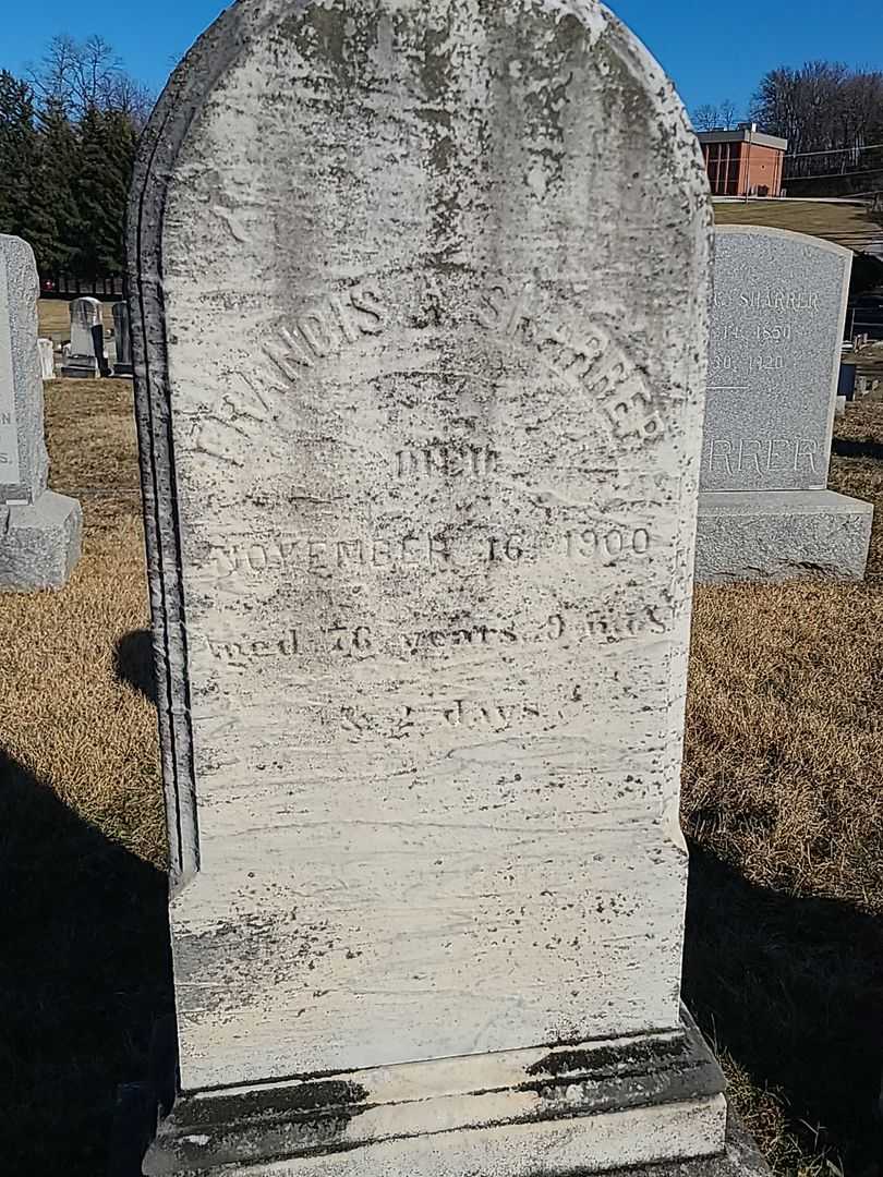 Washington O. Sharrer's grave. Photo 1