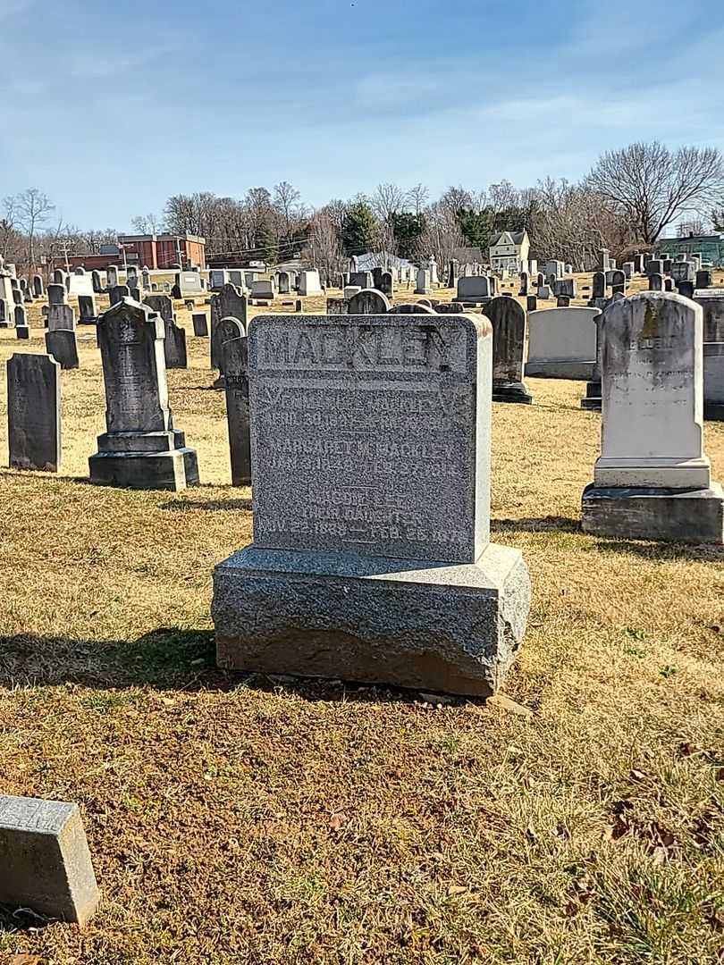 Maggie Lee MacKley's grave. Photo 2