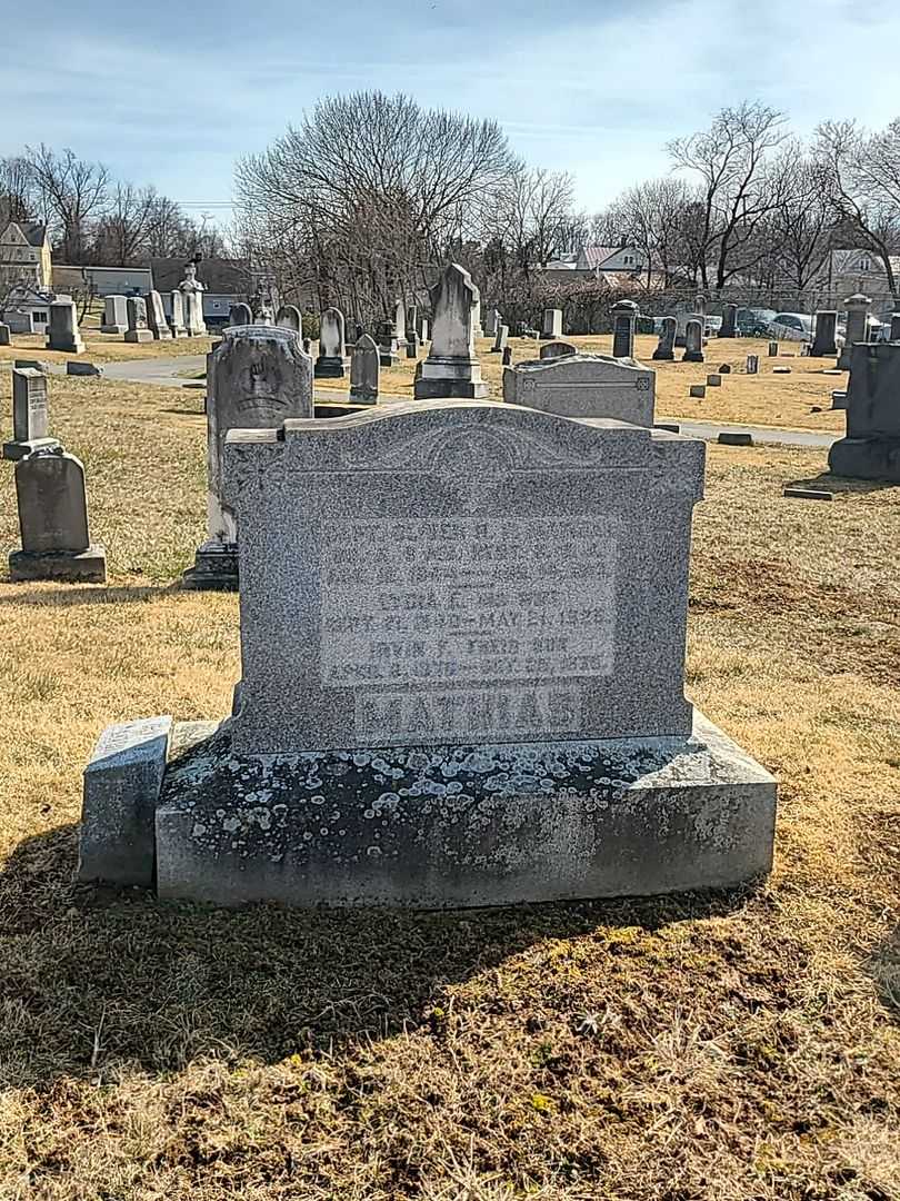 Oliver H. P. Mathias's grave. Photo 2