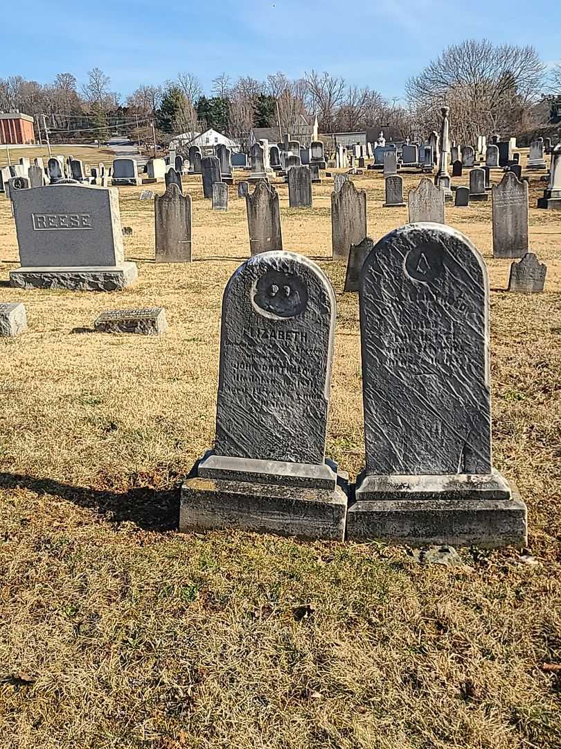 Elizabeth Bartholow's grave. Photo 2