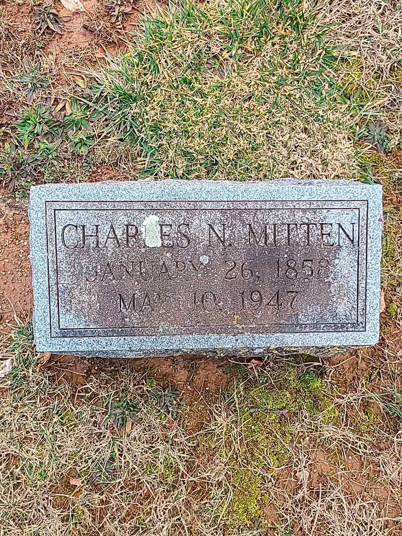 Charles N. Mitten's grave. Photo 3