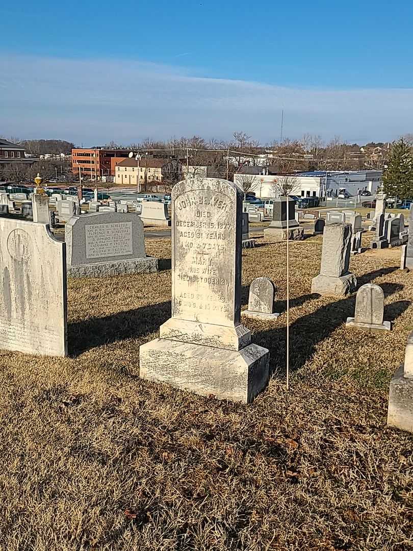 John Beaver's grave. Photo 2