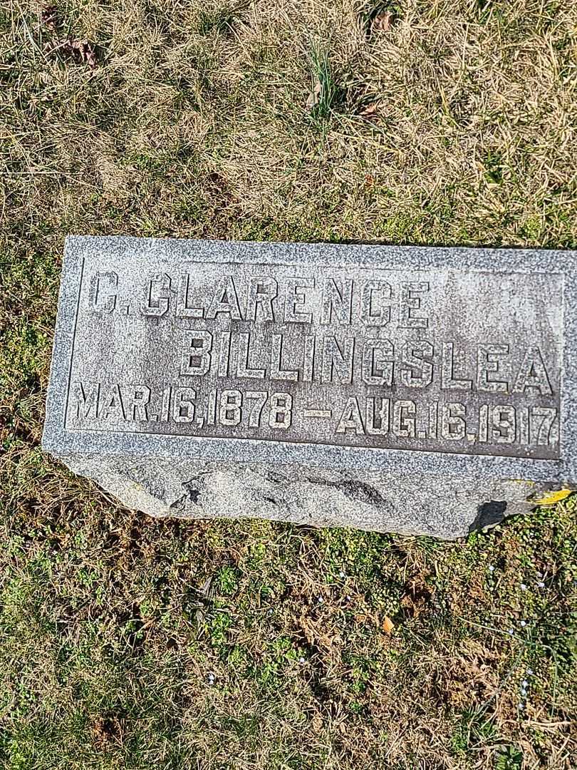 C. Clarence Billingslea's grave. Photo 3