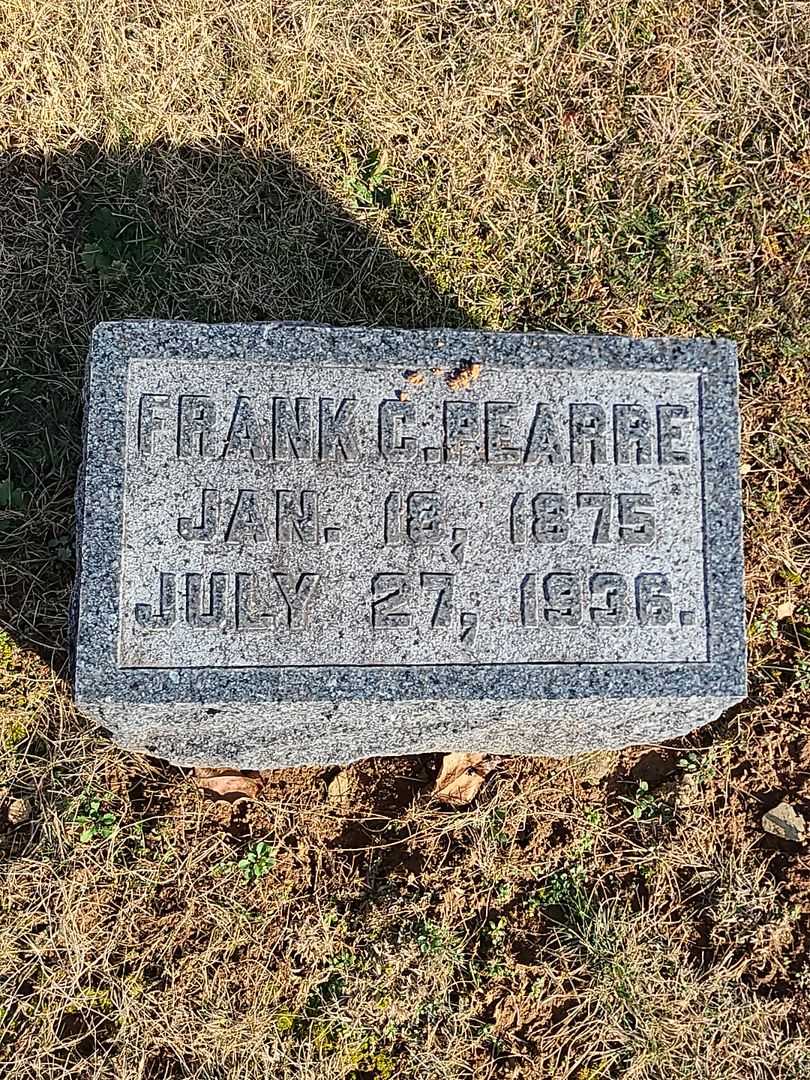 Frank C. Pearre's grave. Photo 3