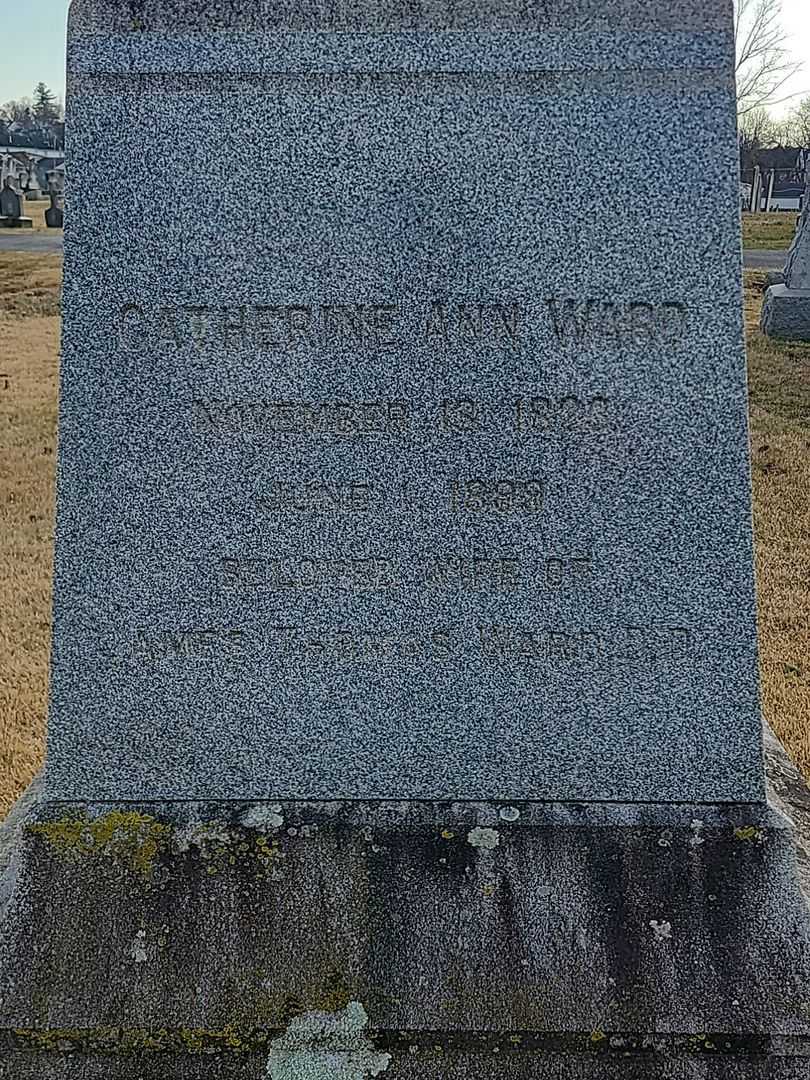 Catherine Ann Ward's grave. Photo 3