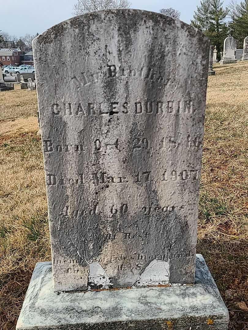 Charles Durbin's grave. Photo 3