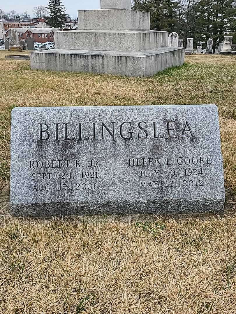 Robert K. Billingslea Junior's grave. Photo 3