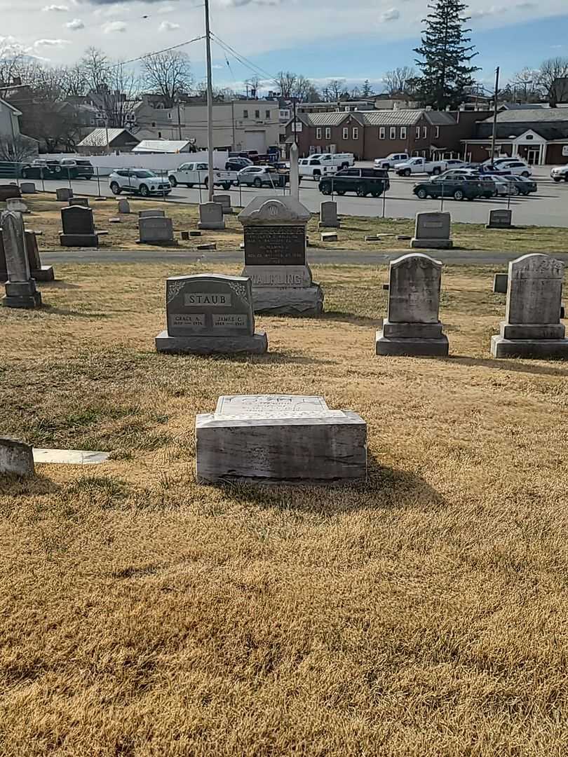 Catharine E. Lovell's grave. Photo 1