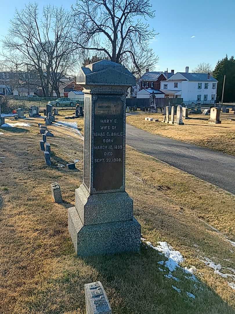 Mary E. Baile's grave. Photo 2