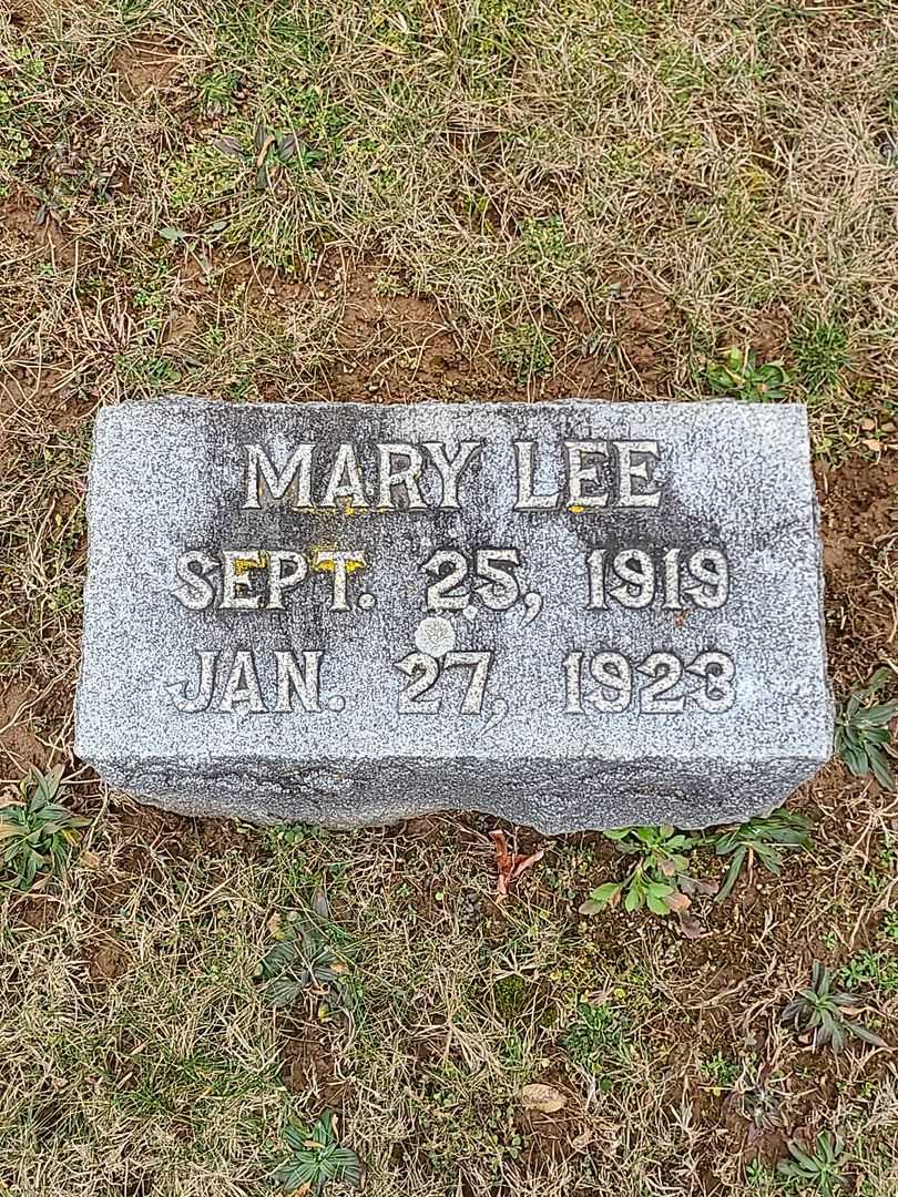 Mary Lee Mitten's grave. Photo 4