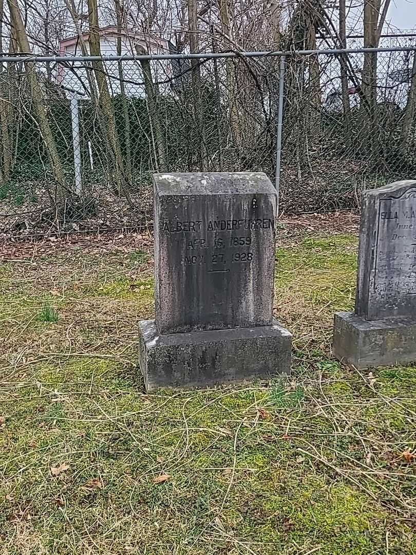 Albert Anderfuhren's grave. Photo 2