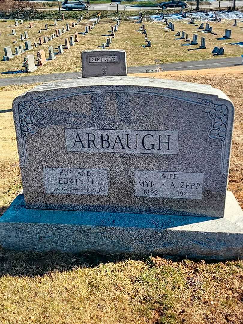 Edwin H. Arbaugh's grave. Photo 3