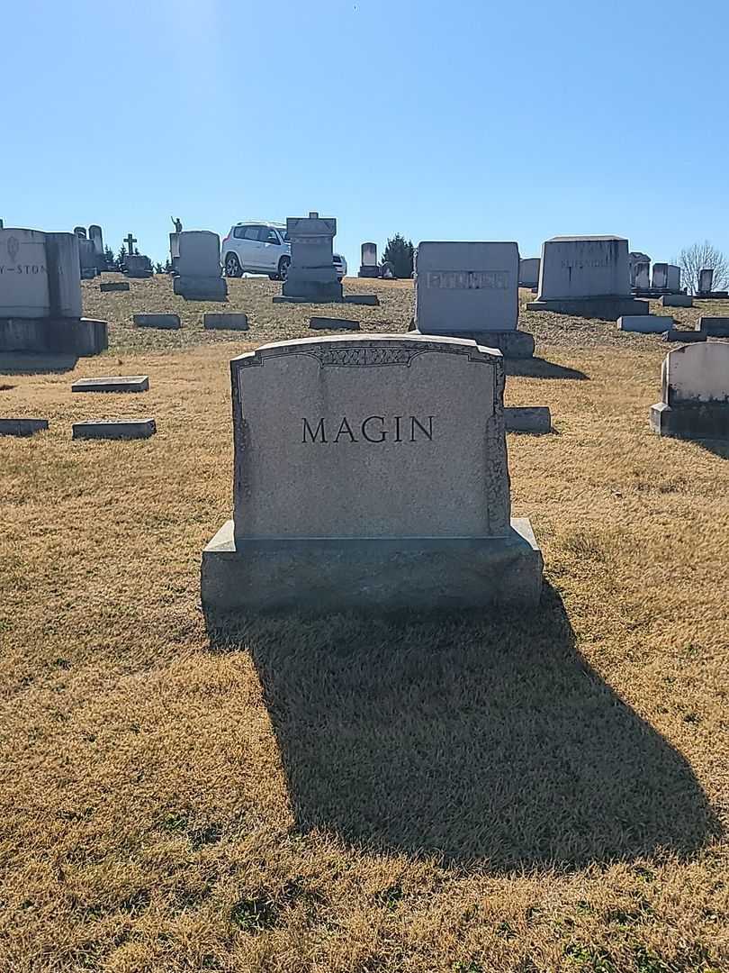 Charles Magin's grave. Photo 1