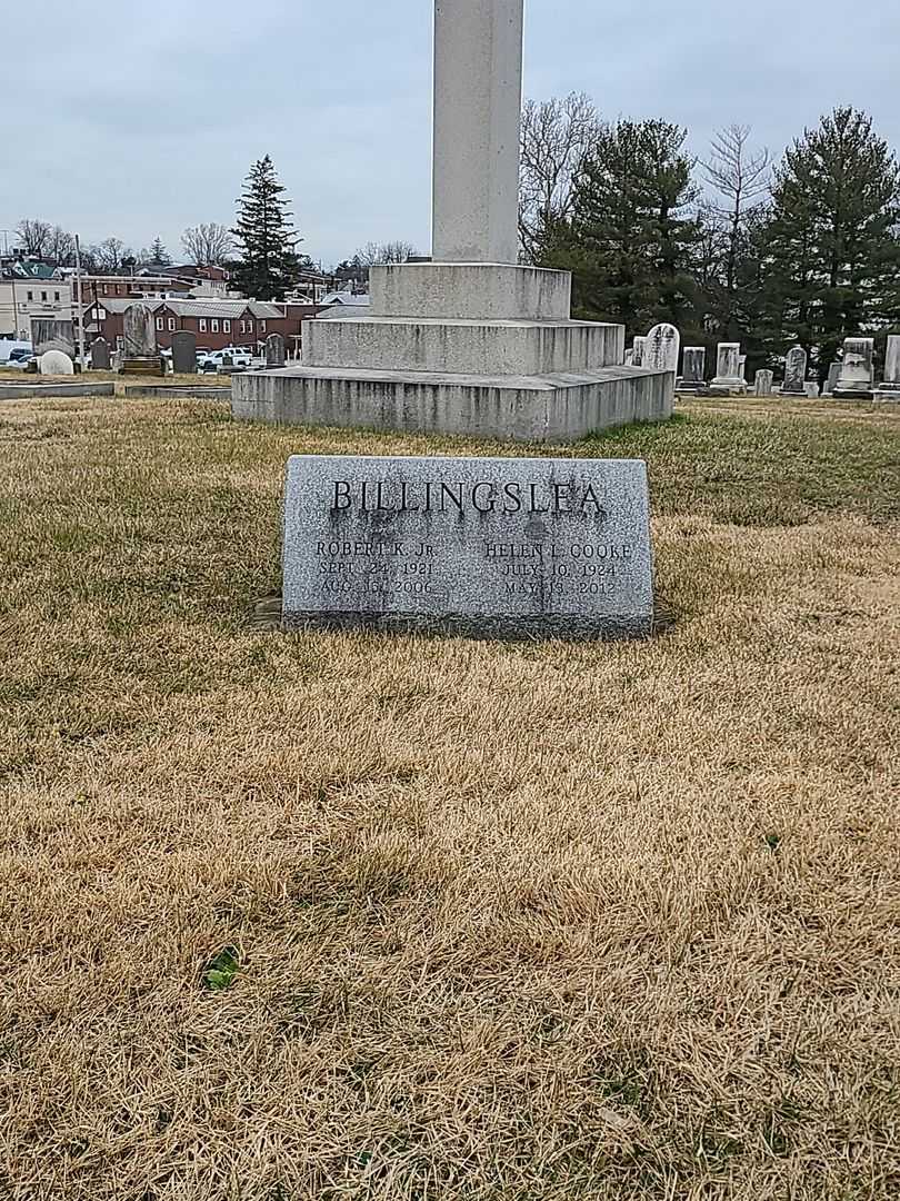 Robert K. Billingslea Junior's grave. Photo 2