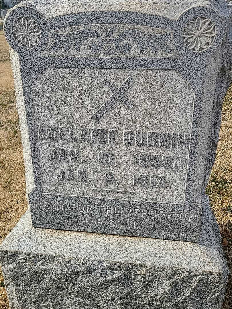 Adelaide Durbin's grave. Photo 3