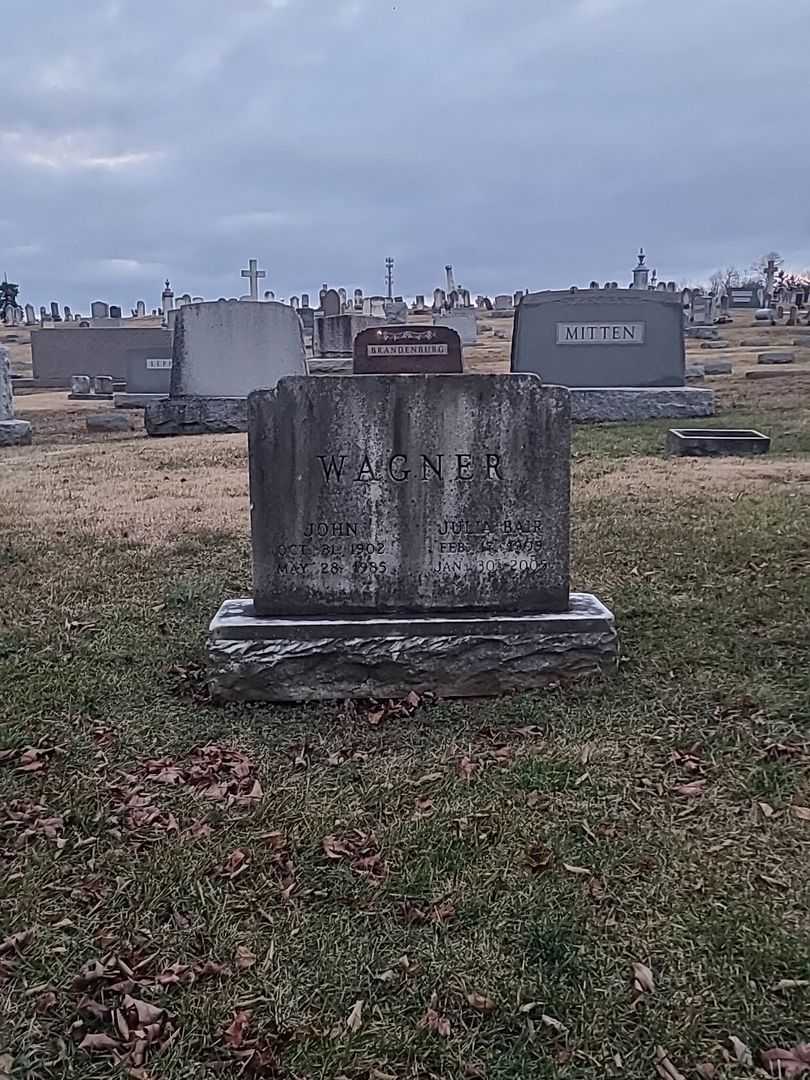 John Wagner's grave. Photo 2