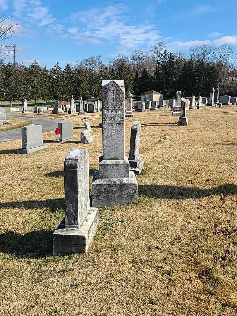 Isaac Bloom's grave. Photo 2