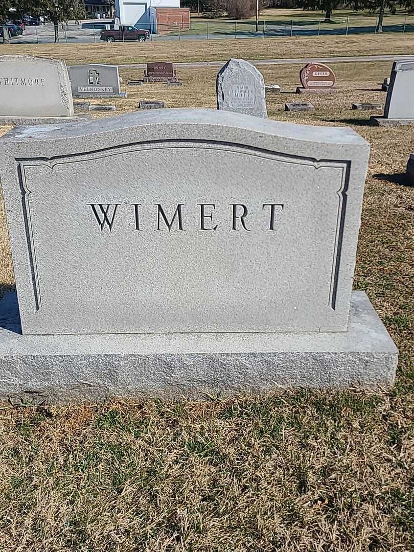 Paul M. Wimert's grave. Photo 1