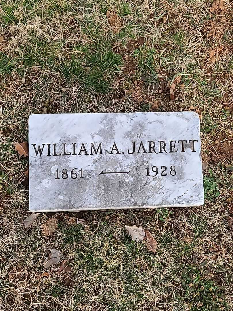 William A. Jarrett's grave. Photo 3